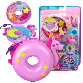 outlet-mattel-polly-pocket-zestaw-torebka-kompaktowa-jednorozec-kolo-basen