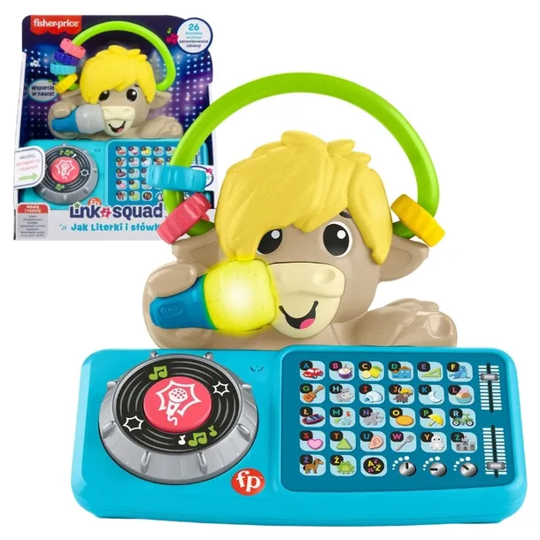 FISHER-PRICE LINKIMALS SQUAD ZABAWKA INTERAKTYWNA JAK LITERKI I SŁÓWKA 9M+