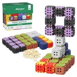 klocki-konstrukcyjne-mini-waffle-green-blocks-206-elementow-marioinex-3