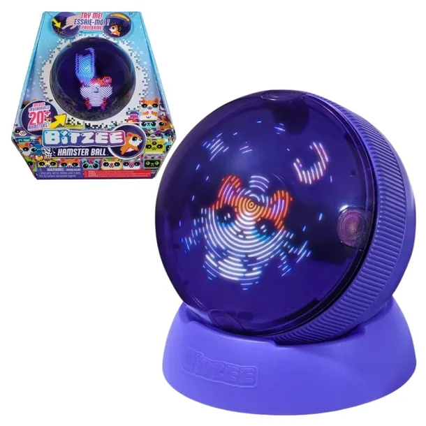 Spin Master Bitzee Hamster Ball CHOMIK Kula fiolet Zwierzątko Interaktywne