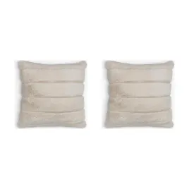 2-szt-poduszka-ozdobna-45x45-cm-bezowa-welur-futro-poliester