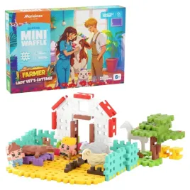 marioinex-mini-waffle-farmer-klocki-konstrukcyjne-domek-pani-weterynarz