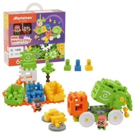 marioinex-mini-waffle-city-smieciarka-pojazd-komunalny-zestaw-klocki-148-el