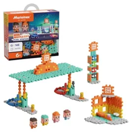 marioinex-mini-waffle-city-klocki-konstrukcyjne-148-el-stacja-benzynowa-6