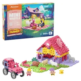 marioinex-mini-waffle-farmer-klocki-konstrukcyjne-urocze-ranczo-100-el