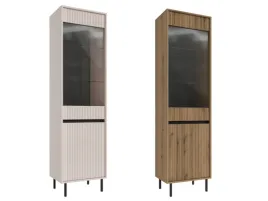 komoda-ryflowana-z-witryna-55x205-nordic-polki-nozki-bez-piaskowy-evoke