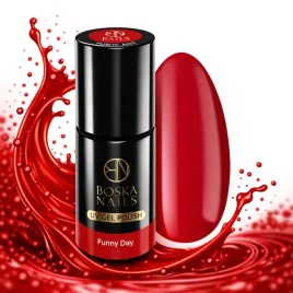 boska-nails-lakier-hybrydowy-funny-day-331-6ml-soczysta-czerwien