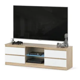 szafka-rtv-sonoma-bialy-mat-stojaca-4-szuflady-stolik-pod-tv-138cm-led