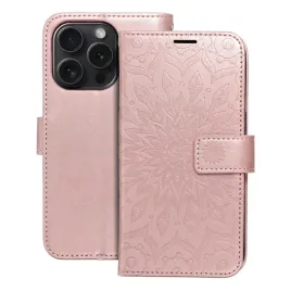 kabura-mezzo-book-do-iphone-15-pro-mandala-zloty-roz