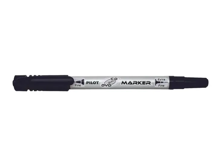 marker-pilot-twin-dwustronny-permanentny-czarny-waga-z-opakowaniem-0-01-kg