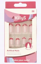 killys-sztuczne-paznokcie-long-almond-pink-french