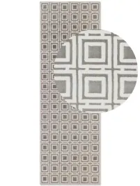 chodnik-pluszowy-do-korytarza-80x240cm-szaro-kremowy-nowoczesny-wzor-boho