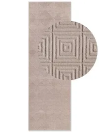 chodnik-pluszowy-do-korytarza-80x240cm-bezowy-nowoczesny-wzor-boho