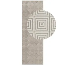 chodnik-pluszowy-do-korytarza-80x240cm-bezowo-kremowy-nowoczesny-wzor-boho