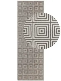 chodnik-pluszowy-do-korytarza-80x240cm-szaro-kremowy-nowoczesny-wzor-boho