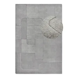 dywan-welniany-do-salonu-120x170cmszary-tkany-recznie-z-efektem-3d