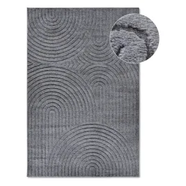dywan-pluszowy-do-salonu-200x280cm-grafitowy-nowoczesny-wzor-boho-3d