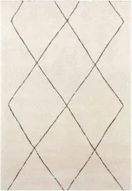 dywan-pluszowy-do-salonu-80x150cm-kremowo-czarny-wzor-boho