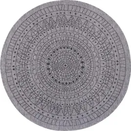 dywan-okragly-na-taras-240cm-dwustronny-sznurkowy-szaro-czarny