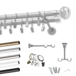 karnisz-podwojny-sufitowy-krysztal-metal-400-cm-ciche-zabki