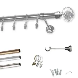 karnisz-pojedynczy-sufitowy-krysztal-ciche-zabki-25mm-150-cm