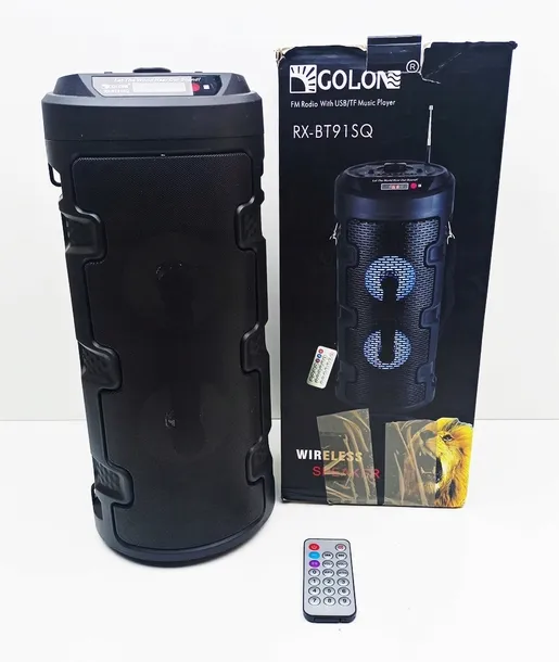 GŁOŚNIK KOLUMNA SOLARNA BLUETOOTH BEZPRZEWODOWY GOLON RX-BT91SQ