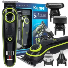 golarka-meska-trymer-do-brody-wlosow-zestaw-5w1-kemei-barber-usb