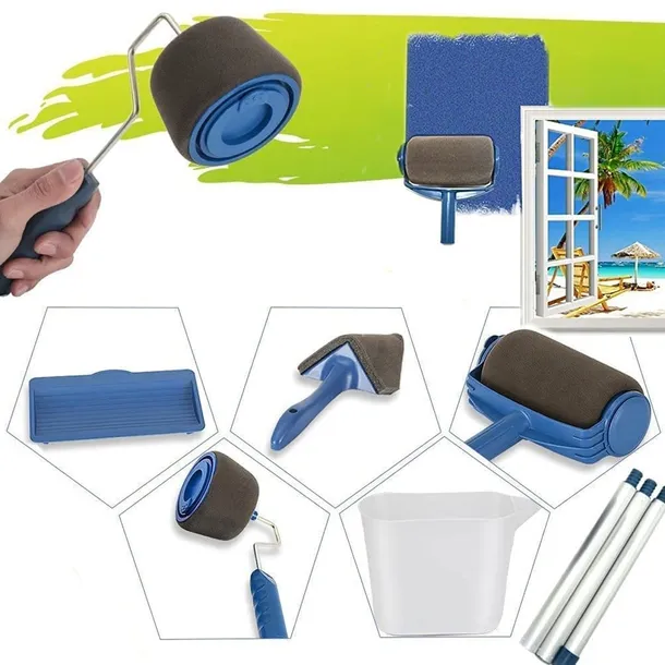 zestaw-do-malowania-niekapiacy-walek-paint-roller-kod-producenta-5903457509827-stan-nowy-marka-bez-marki