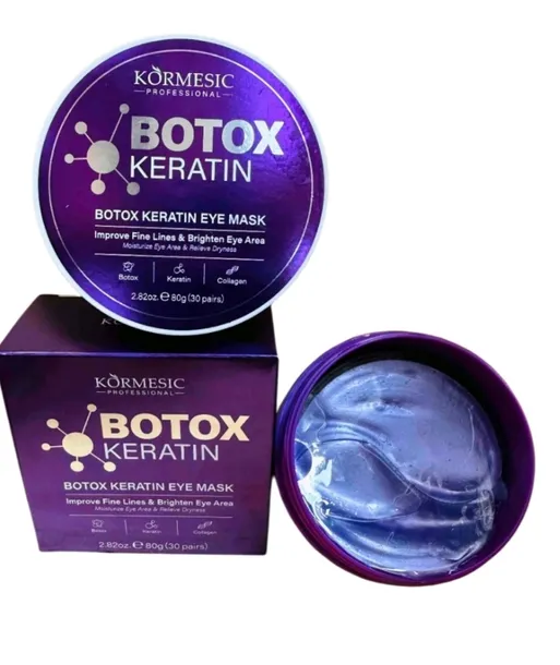 Płatki hydrożelowe pod oczy Keratin - Collagen KORMESIC 60 sztuk
