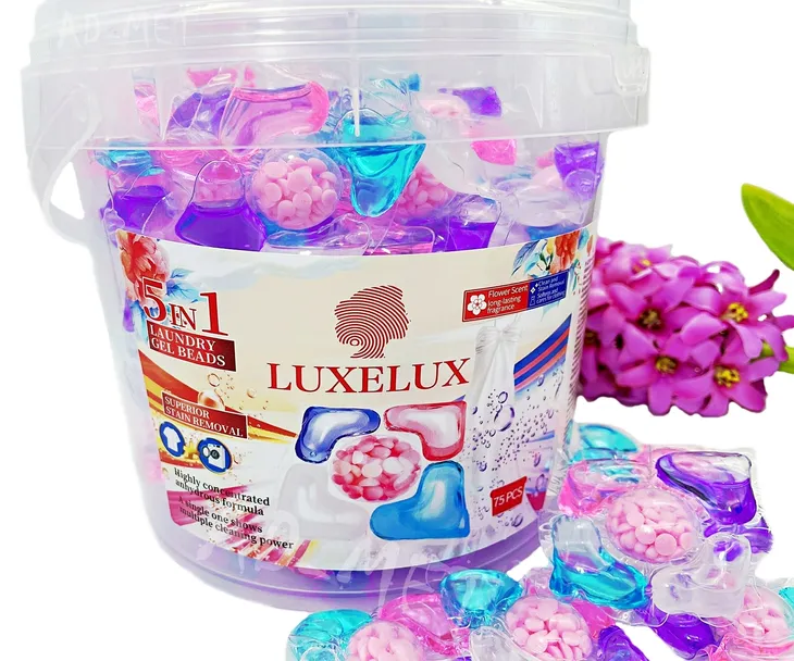 Kapsułki do prania zapachowe 5 w 1 Luxelux 75 szt