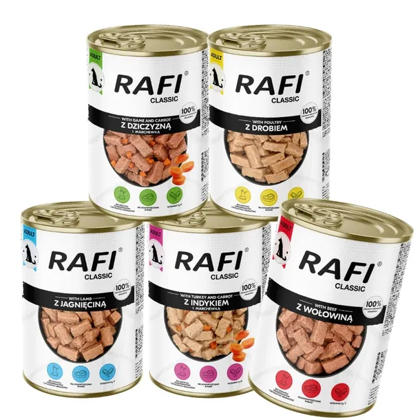 RAFI CLASSIC Mix smaków 20x1240g