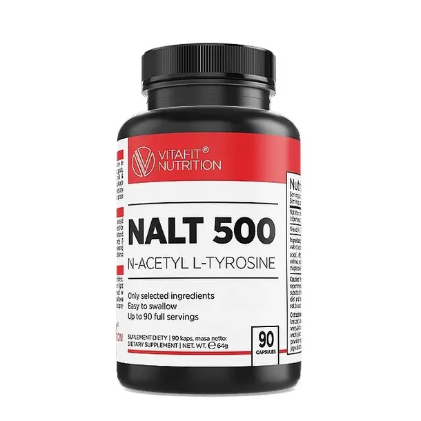 VITAFIT TYROZYNA 90 KAPS NALT 500 N-ACETYLO L-TYROZYNA TYROSINE