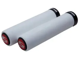 chwyty-rowerowe-sram-locking-grips-foambialy-czarny-przykrecane-129mm