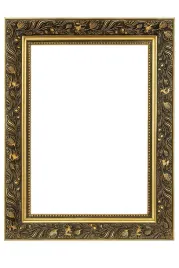 rama-do-obrazu-zlota-makowka-z-ornamentem-drewniana-klasyczna-21x297-cm