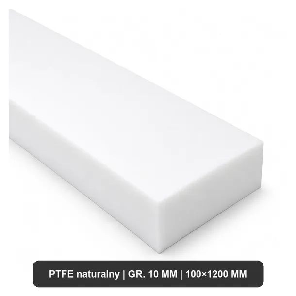 Ptfe Płyta Gr.   10 Mm 100X1200Mm
