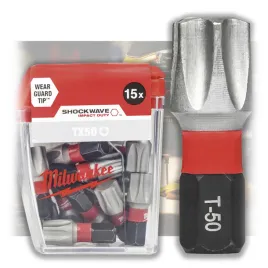 bity-udarowe-tx50-25mm-hex-1-4-15-sztuk-milwaukee-shockwave-impact-duty