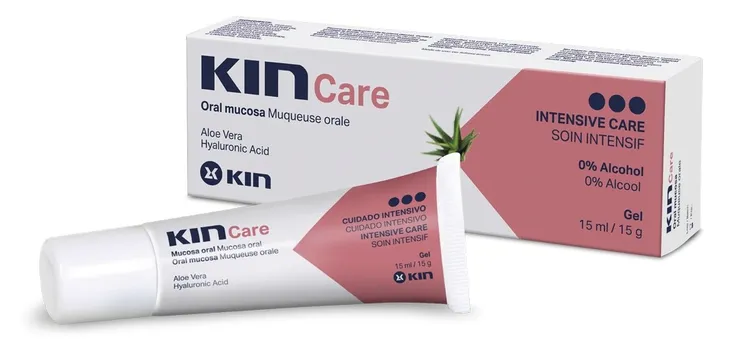 Żel regenerujący dziąsła KIN Care Gel 15 ml na chore dziąsła, nawilża i goi