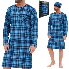 koszula-nocna-meska-pizama-ze-szlafmyca-dlugi-rekaw-cornette-110-35-xl