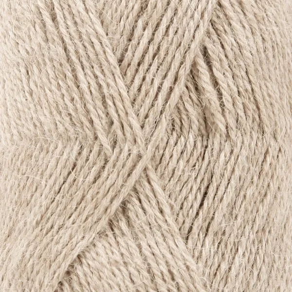 50g wełna alpaka DROPS Alpaca mix 2020 jasny beż