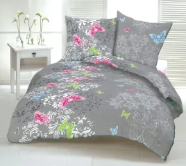 posciel-z-kory-200x220-szara-motylki-kolorowe-ornament-na-guziki-bawelniana