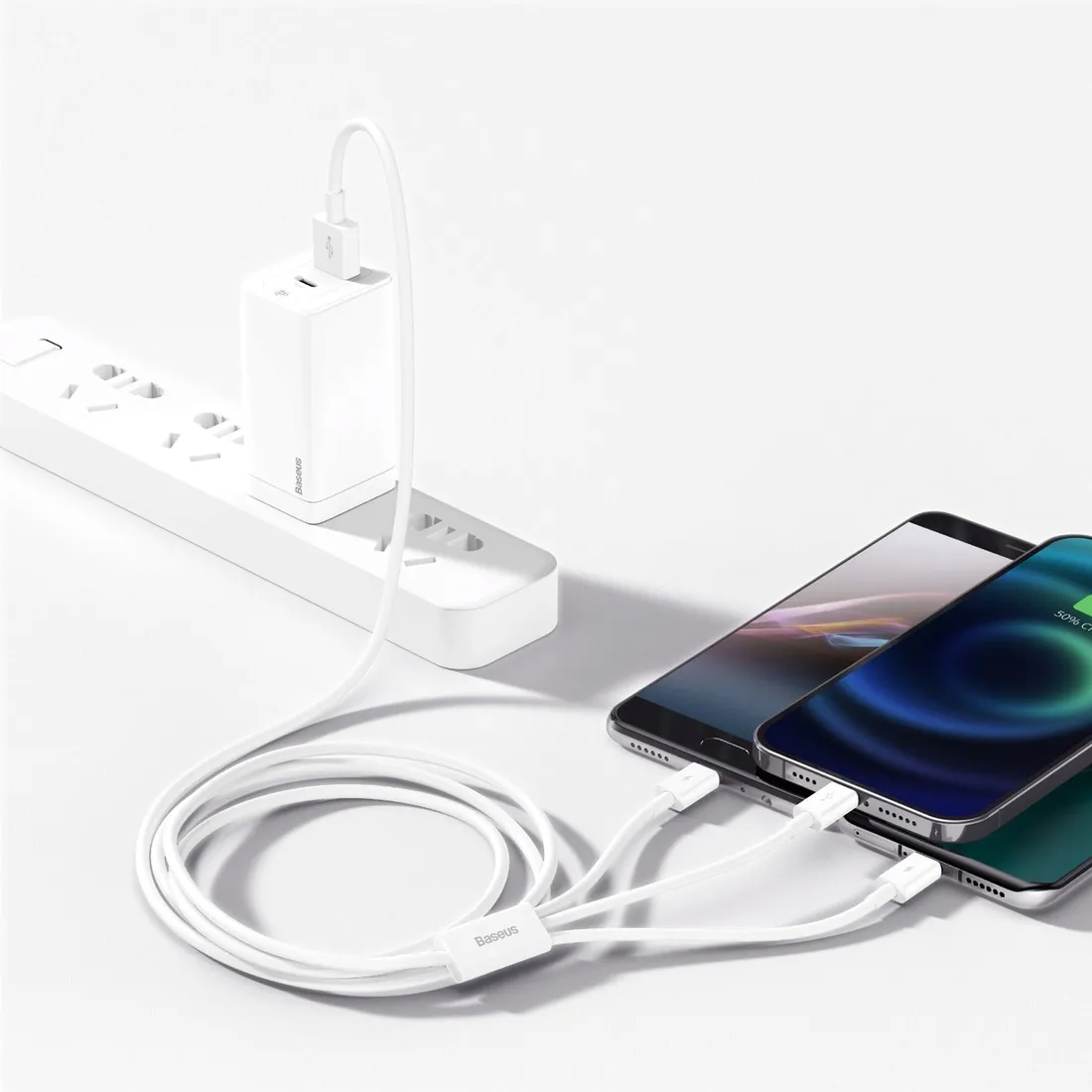 kabel-baseus-superior-usb-usb-c-lightning-micro-usb-3-5a-0-5m-bialy