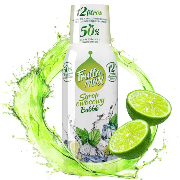 SYROP DO SATURATORA FRUTTAMAX KONCENTRAT SMAKOWY MOJITO NAPÓJ 500ML DO 12L