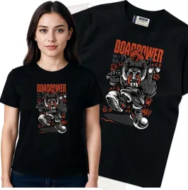 koszulka-damska-czarny-bawelna-t-shirt-xl-nadruk