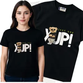koszulka-damska-czarny-bawelna-t-shirt-s-nadruk