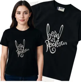 koszulka-damska-czarny-bawelna-t-shirt-xl-nadruk