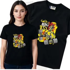 koszulka-damska-czarny-bawelna-t-shirt-l-nadruk