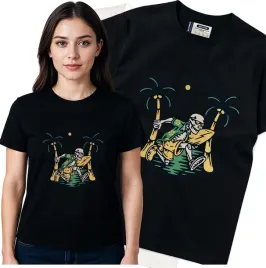koszulka-damska-czarny-bawelna-t-shirt-s-nadruk