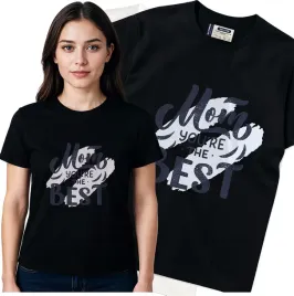 koszulka-damska-czarny-bawelna-t-shirt-m-nadruk