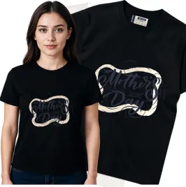 koszulka-damska-czarny-bawelna-t-shirt-m-nadruk