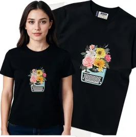 koszulka-damska-czarny-bawelna-t-shirt-l-nadruk